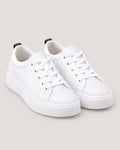 Slip-on Sneaker Damen Weiß – Paar Dreiviertelansicht