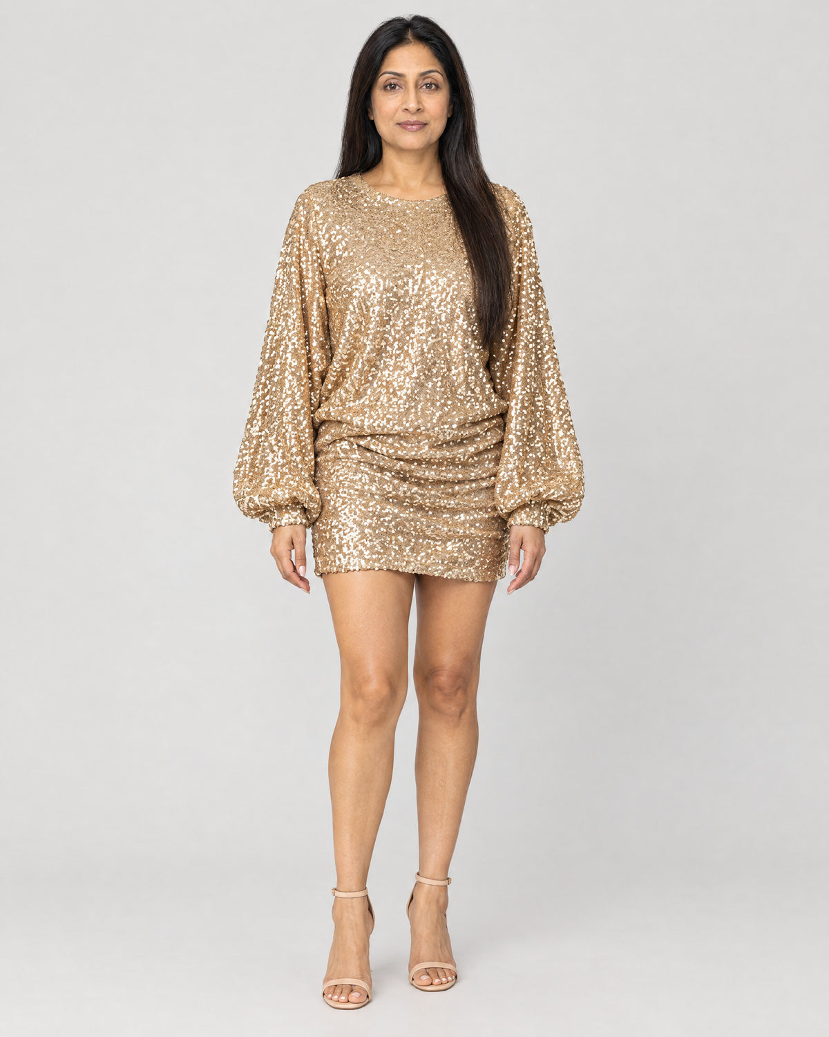 Paillettenkleid – Vorderansicht