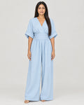 Jumpsuit Hellblau – Vorderansicht