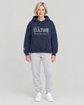 Hoodie Marineblau – Vorderansicht
