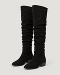 Overknee Stiefel Damen Schwarz – Paar