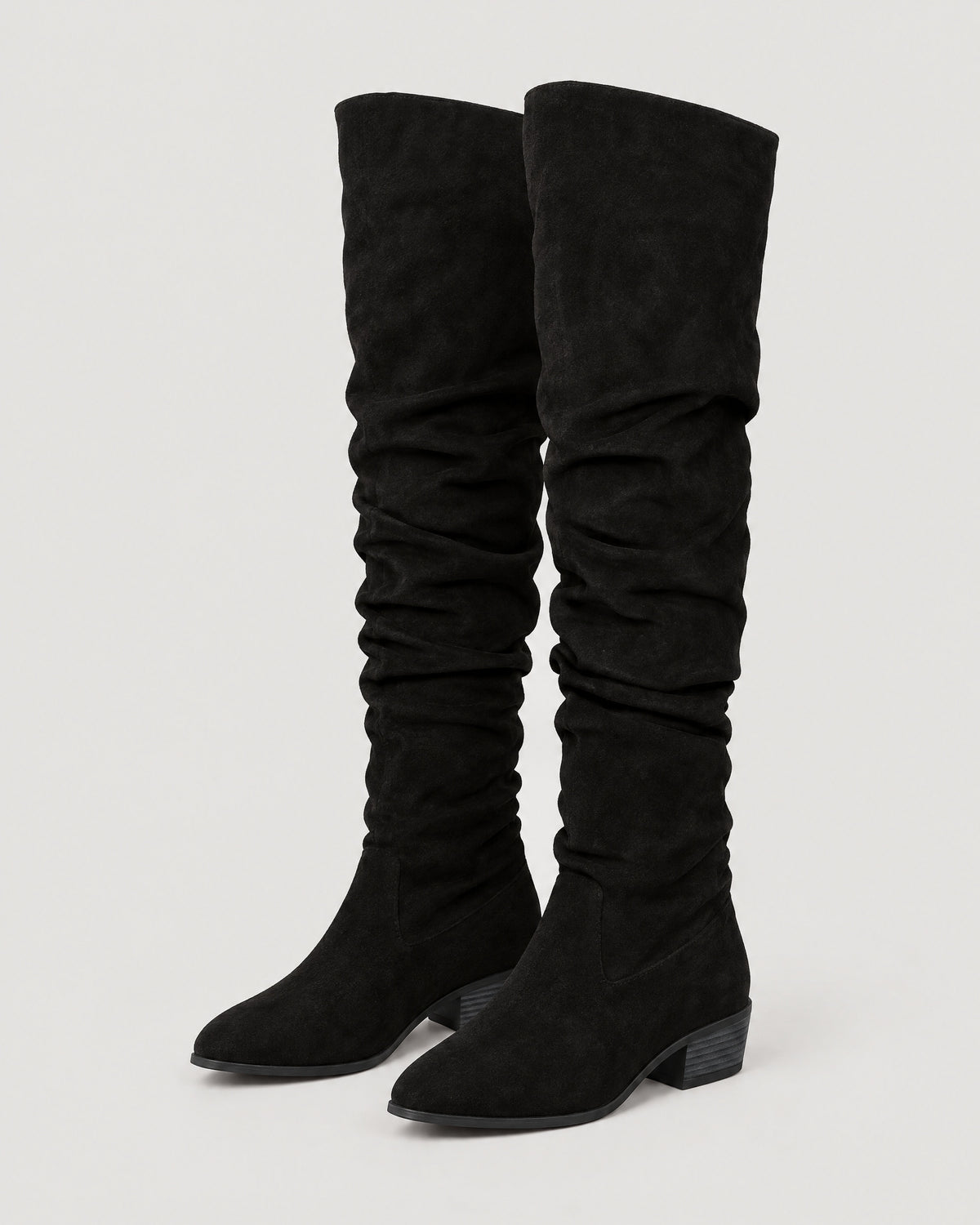 Overknee Stiefel Damen Schwarz – Paar