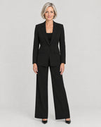 Blazer-Set Schwarz – Vorderansicht