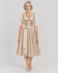 Dirndl Beige – Vorderansicht