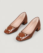 Pumps Braun – Vorderansicht
