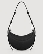 Halbmond Tasche Schwarz – Vorderansicht