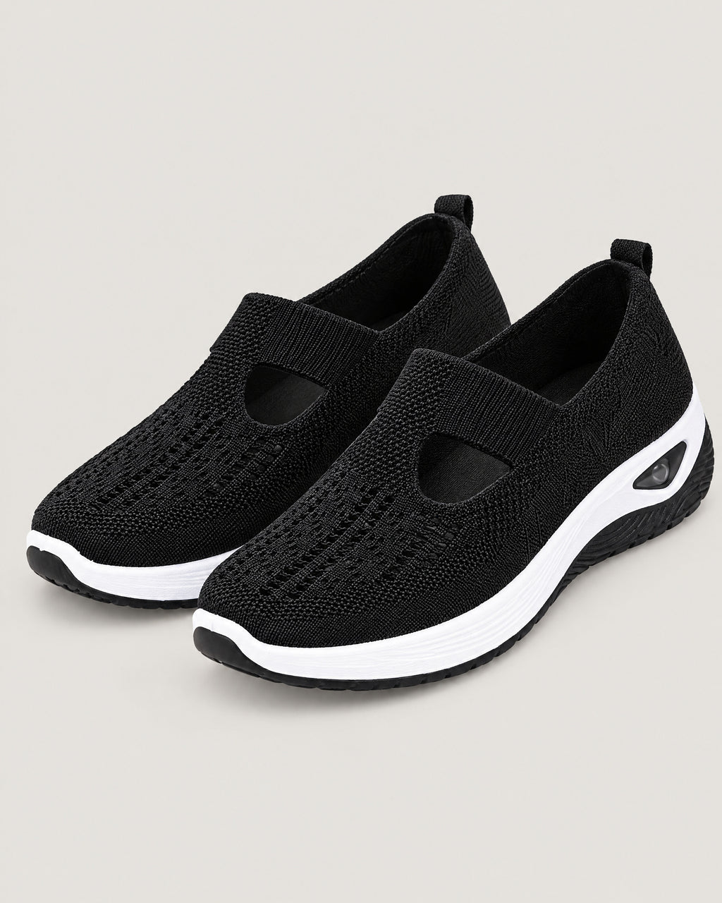 Slip-on Sneaker Schwarz – Vorderansicht