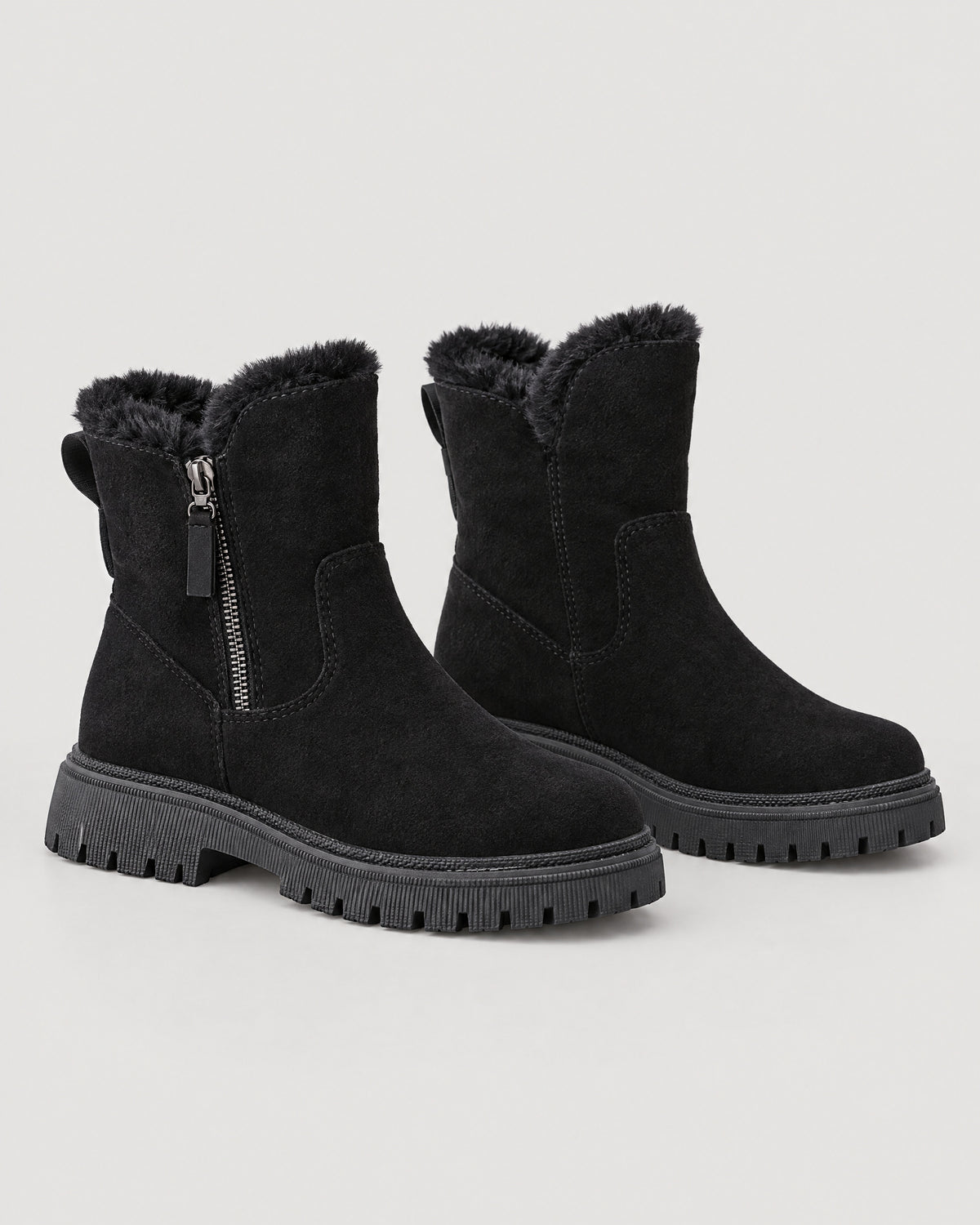 Winterboots Schwarz – Paar