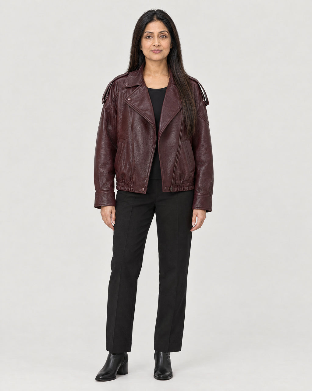 Bikerjacke – Vorderansicht