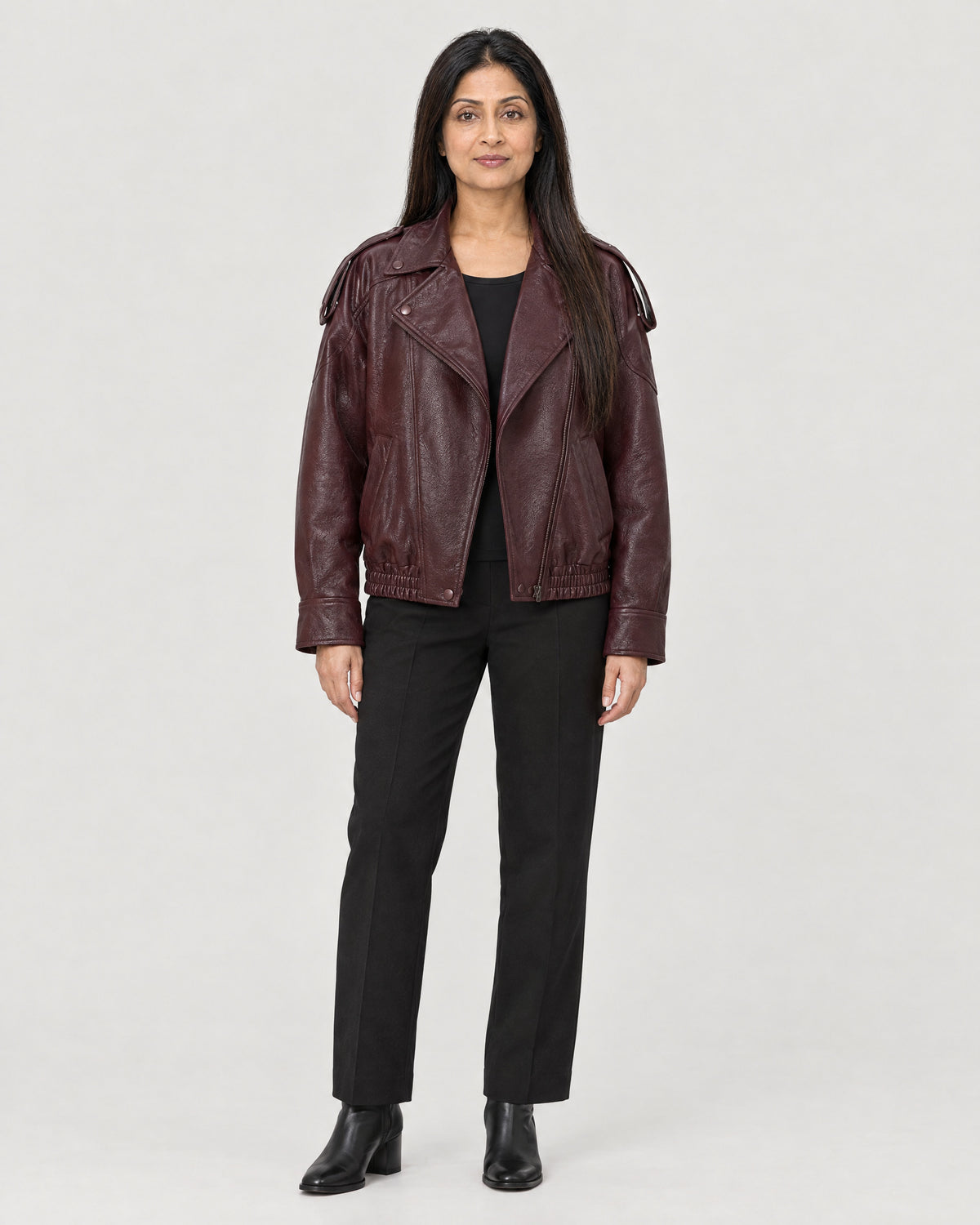 Bikerjacke – Vorderansicht