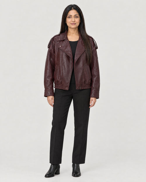 Bikerjacke – Vorderansicht