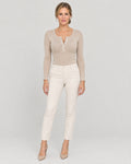 Henley Shirt Aprikose – Vorderansicht