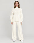 Strick-Set Creme – Vorderansicht