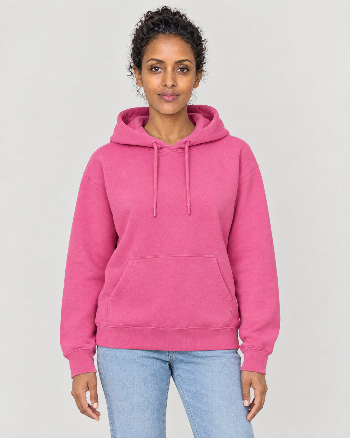 Hoodie Damen Pink – Vorderansicht