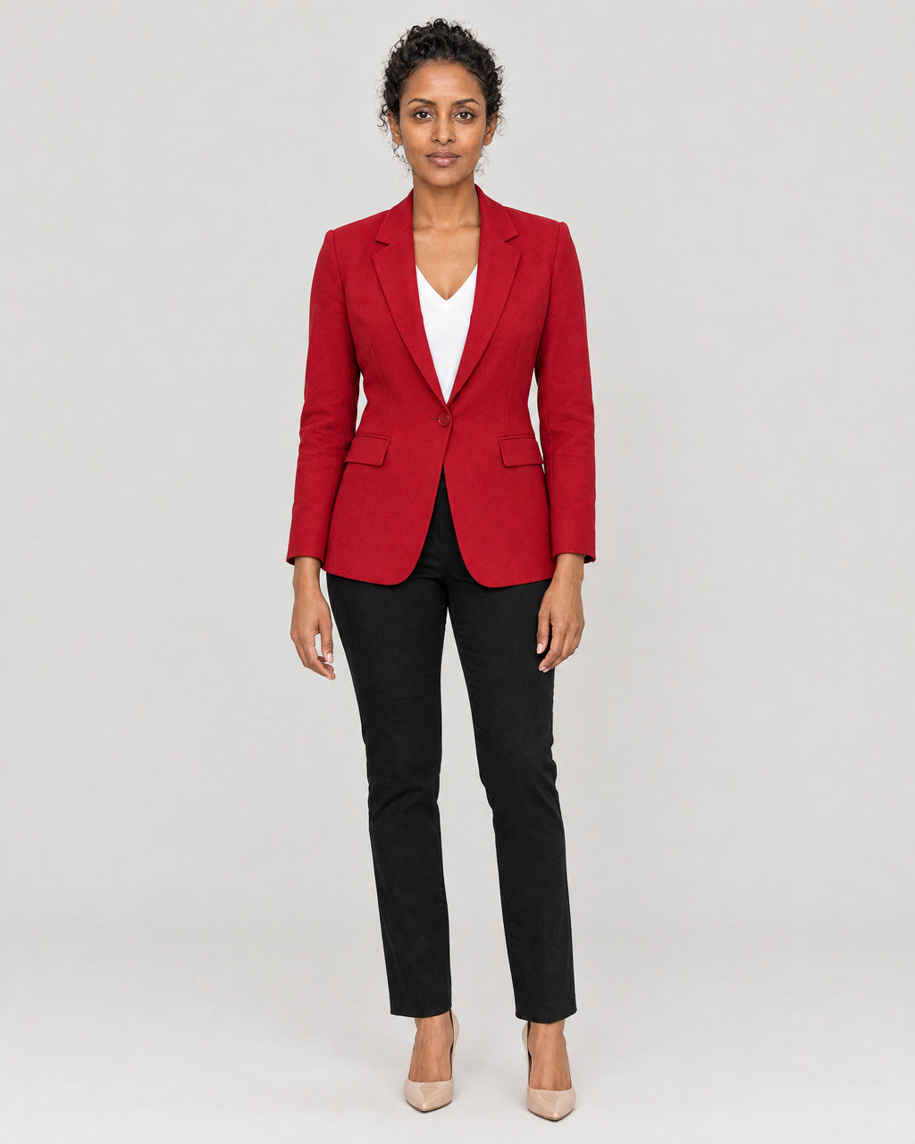 Blazer Rot – Vorderansicht