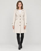 Trenchcoat Damen Beige – Vorderansicht