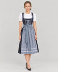 Dirndl Blau – Vorderansicht