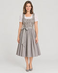 Dirndl Grau – Vorderansicht