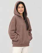Oversize Kapuzenpullover – mit Kapuze