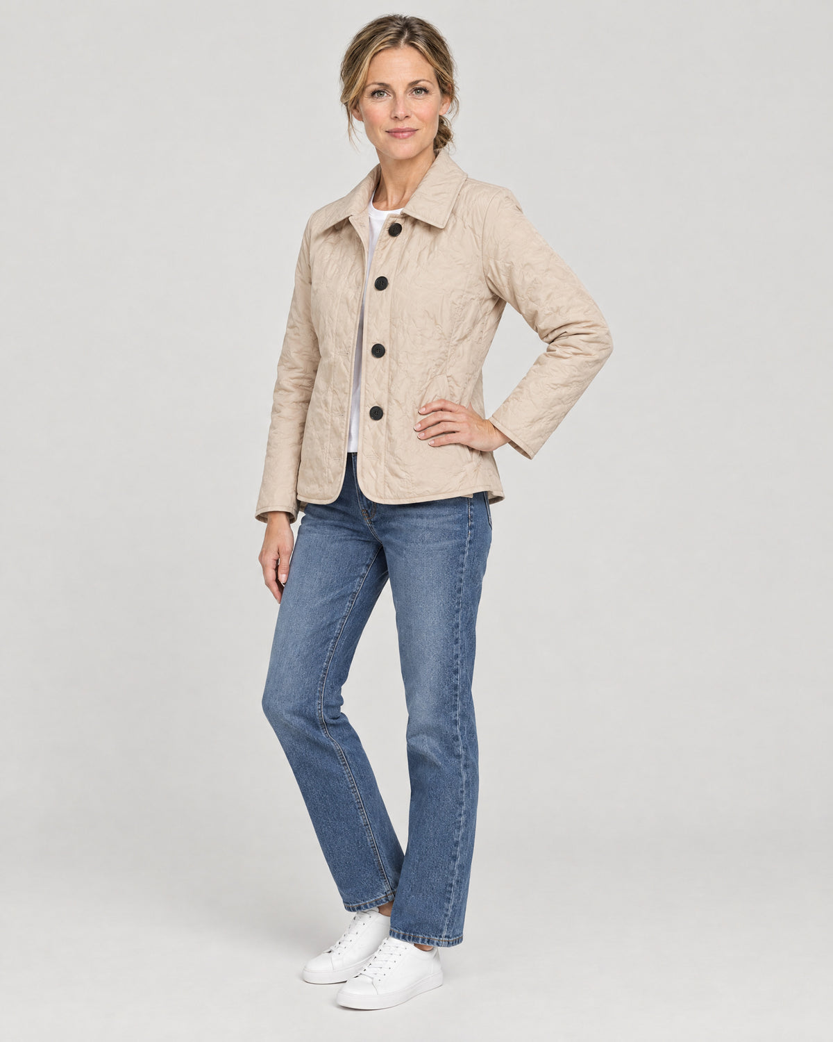 Steppjacke – Dreiviertelansicht