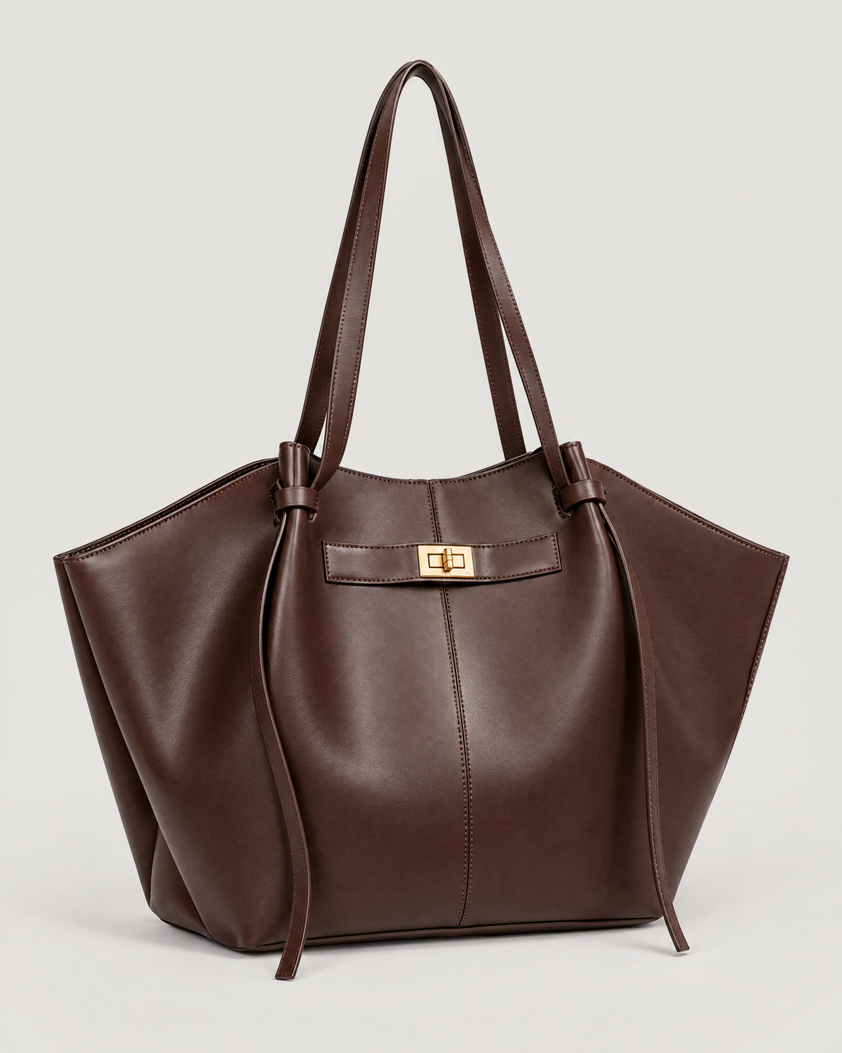 Leder Shopper – Dreiviertelansicht