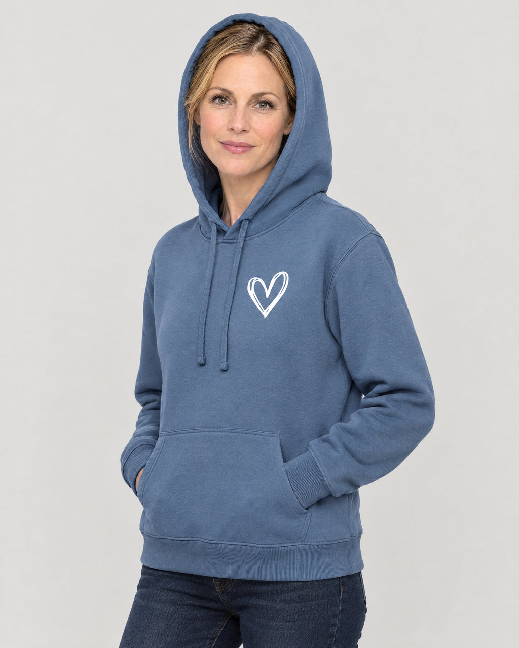 Hoodie Herz – mit Kapuze