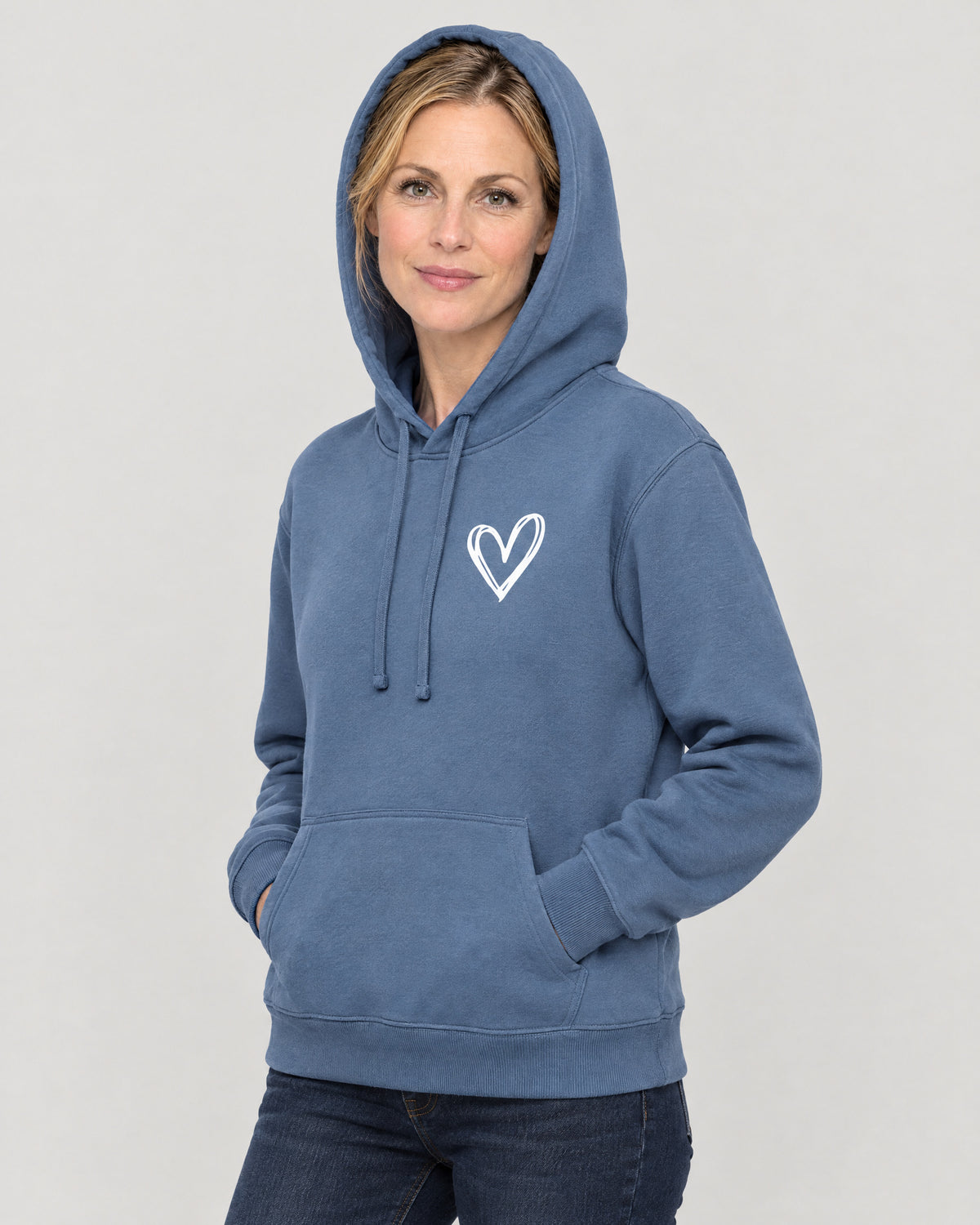 Hoodie Herz – mit Kapuze