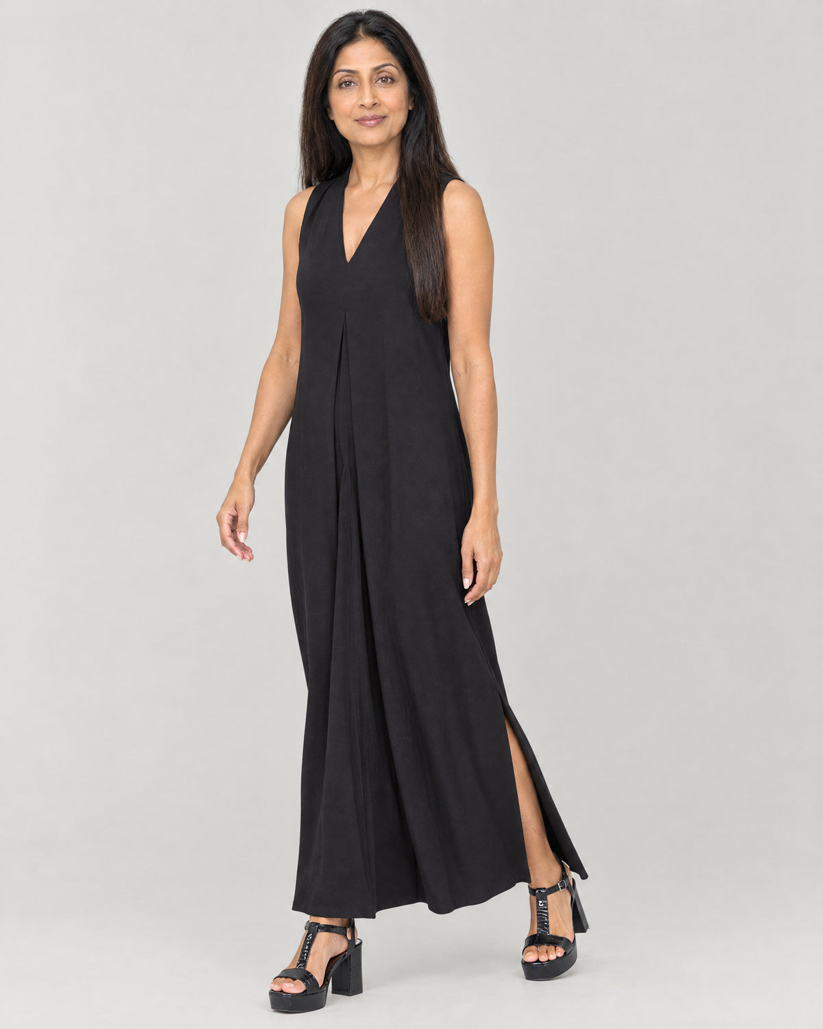 Maxikleid – Dreiviertelansicht