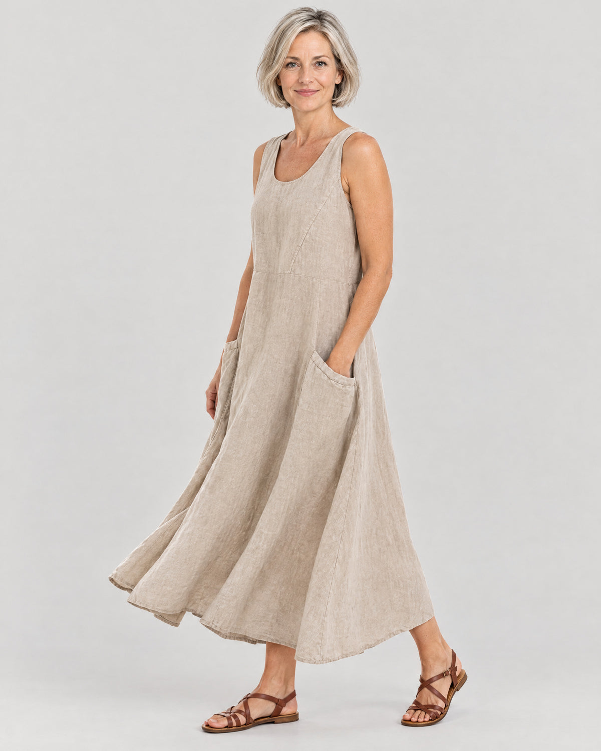 Maxikleid – Dreiviertelansicht