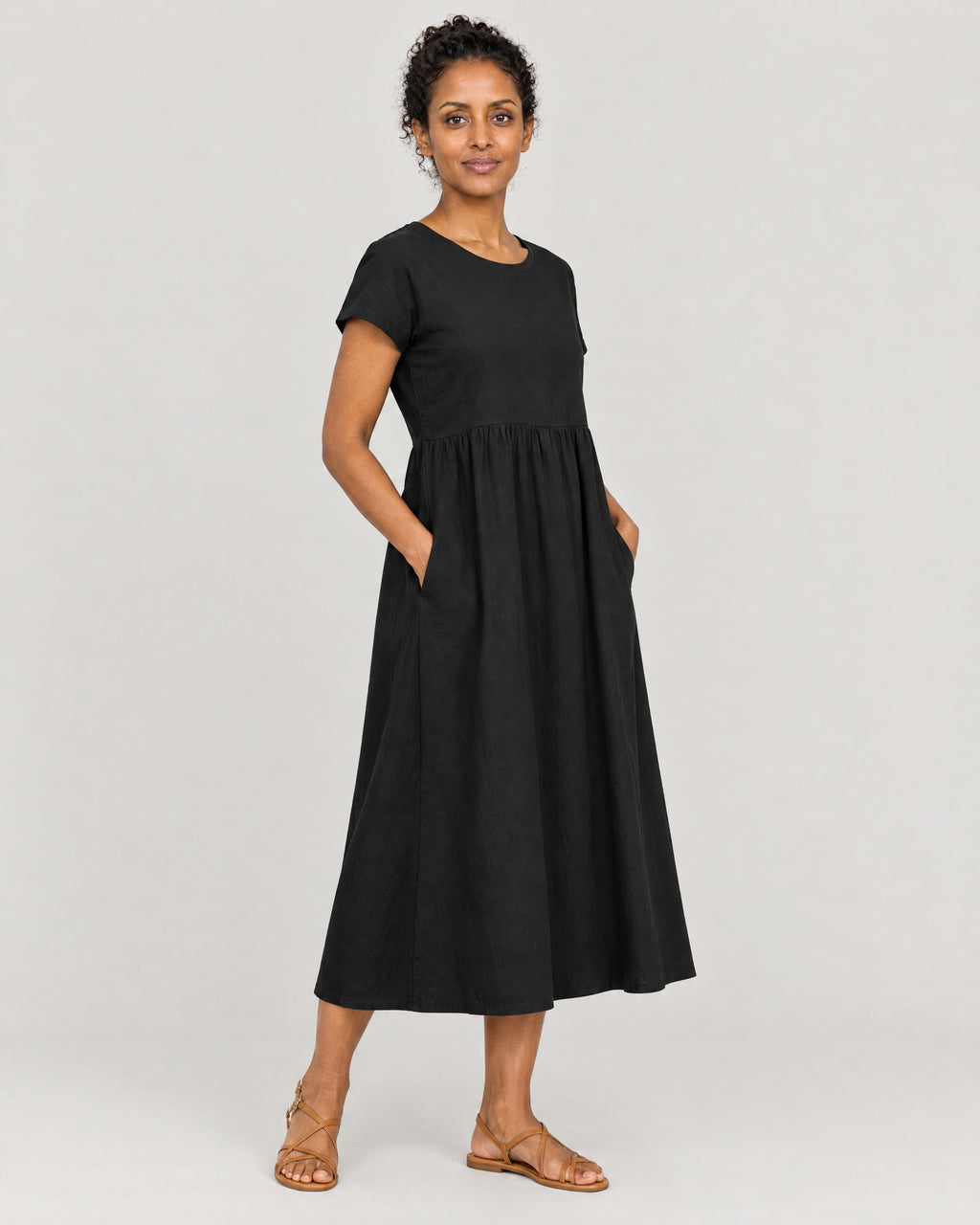Midikleid – Dreiviertelansicht