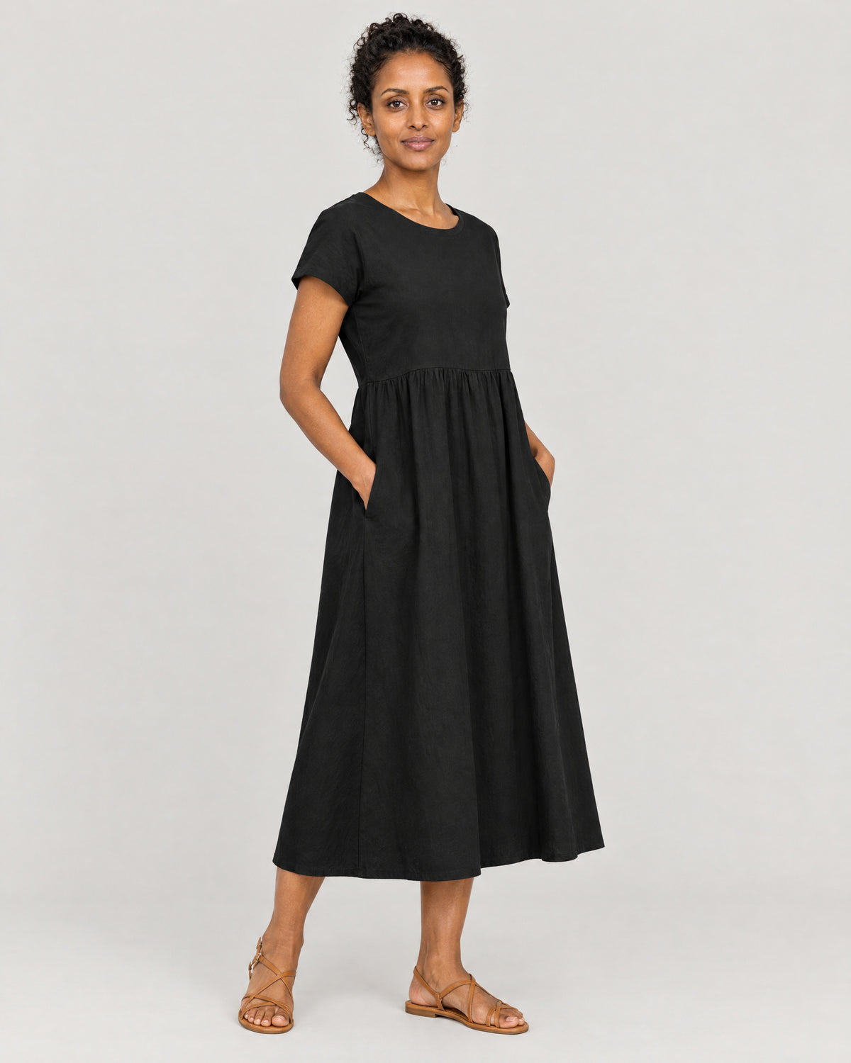 Midikleid – Dreiviertelansicht