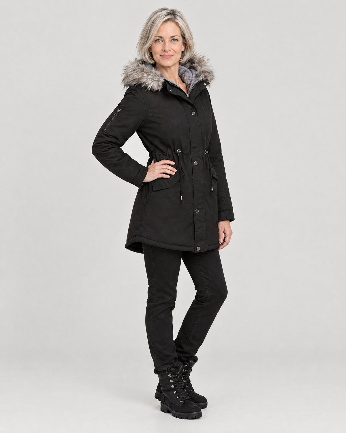 Winterparka – Dreiviertelansicht