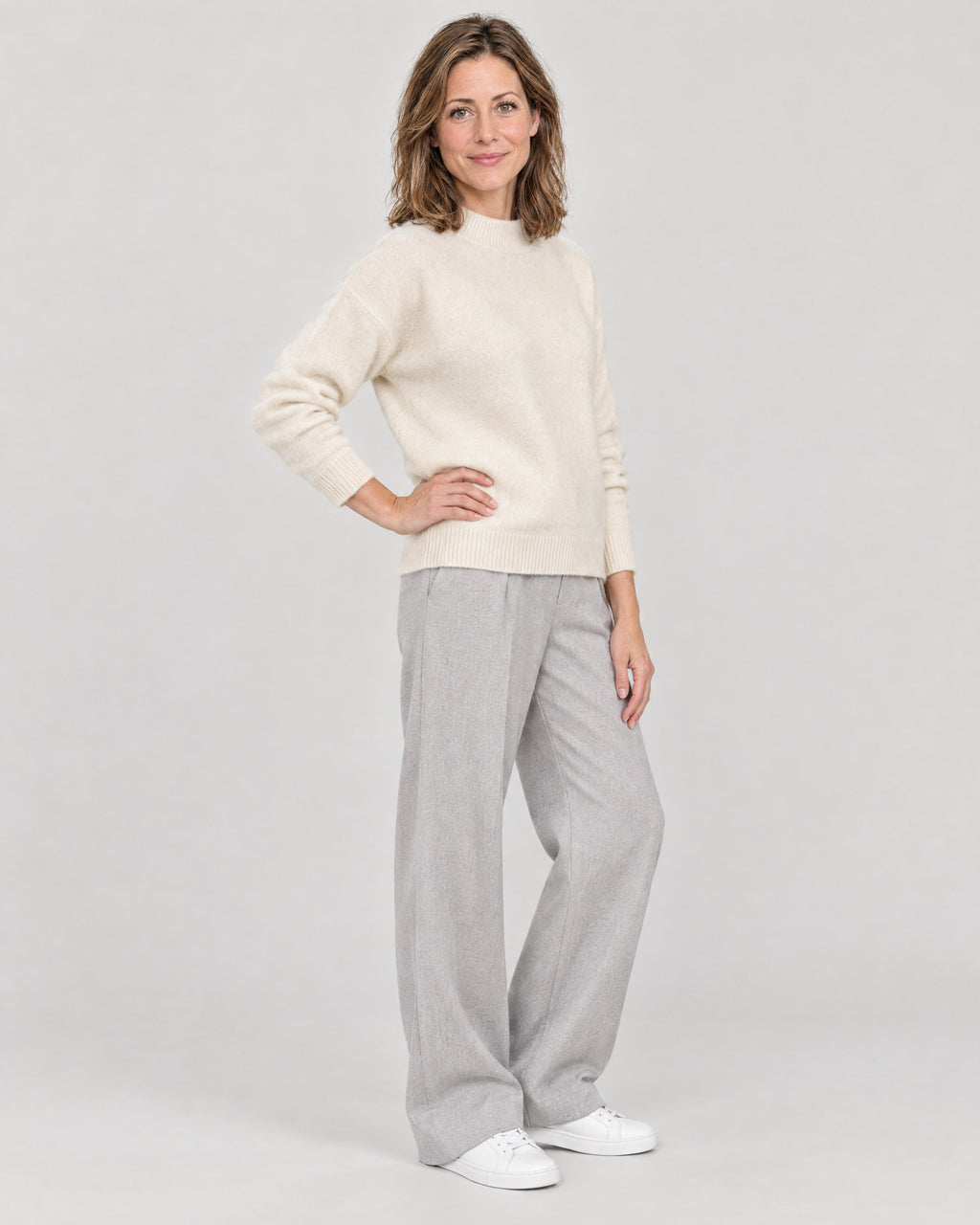 Kaschmirpullover – Dreiviertelansicht