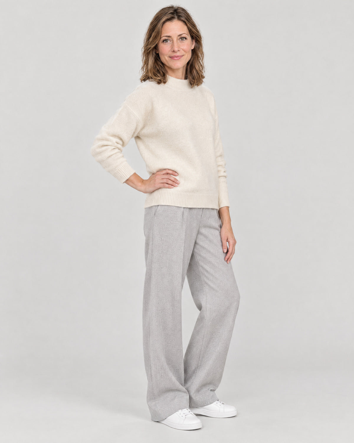 Kaschmirpullover – Dreiviertelansicht