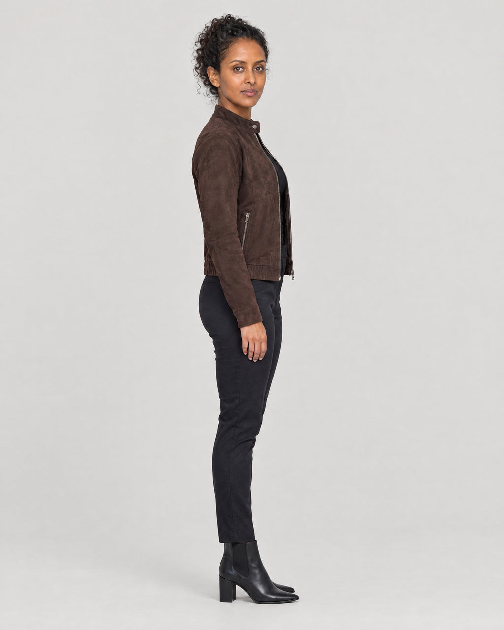 Kurze Jacke – Seitenansicht