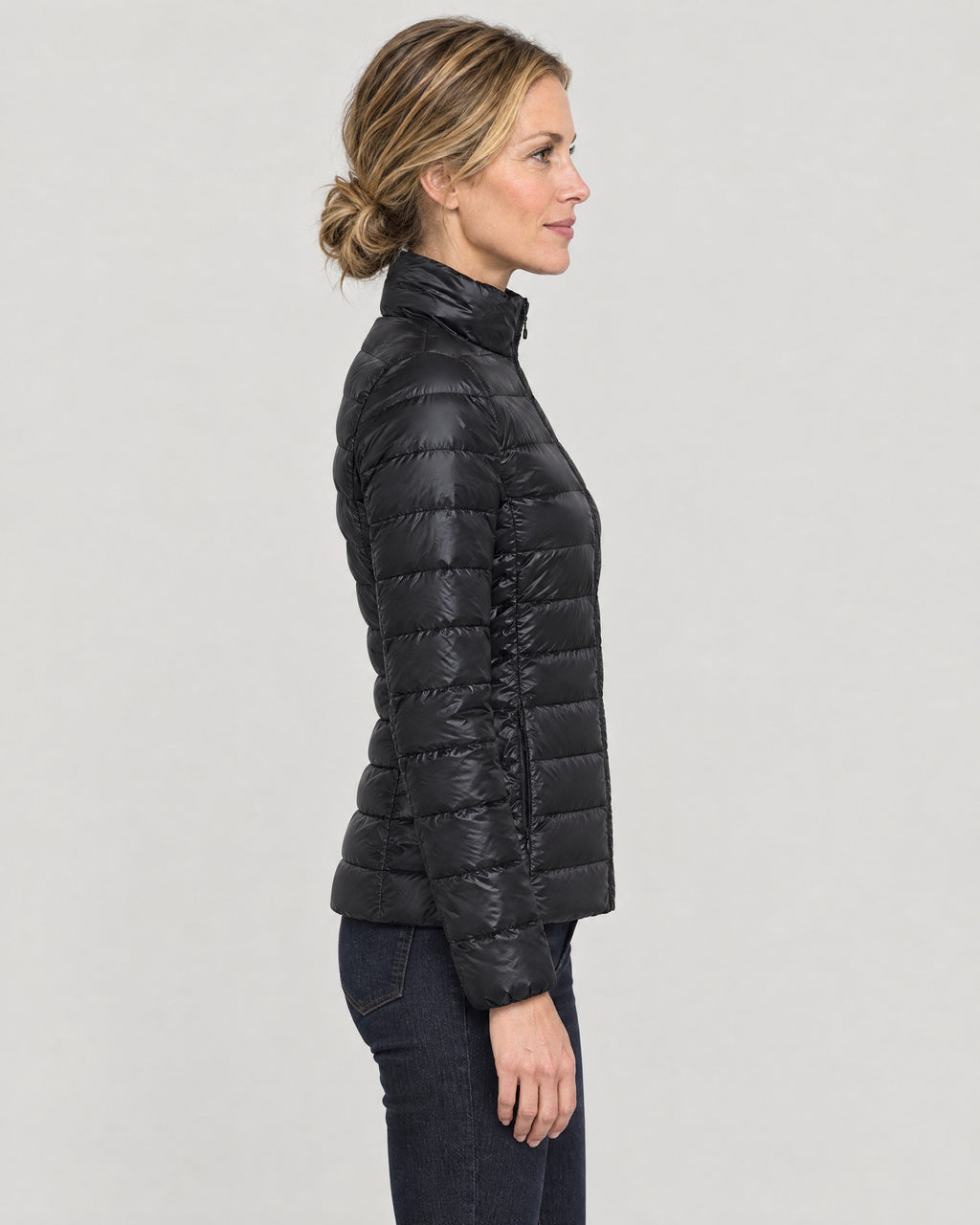 Ultraleichte Daunenjacke – Seitenansicht