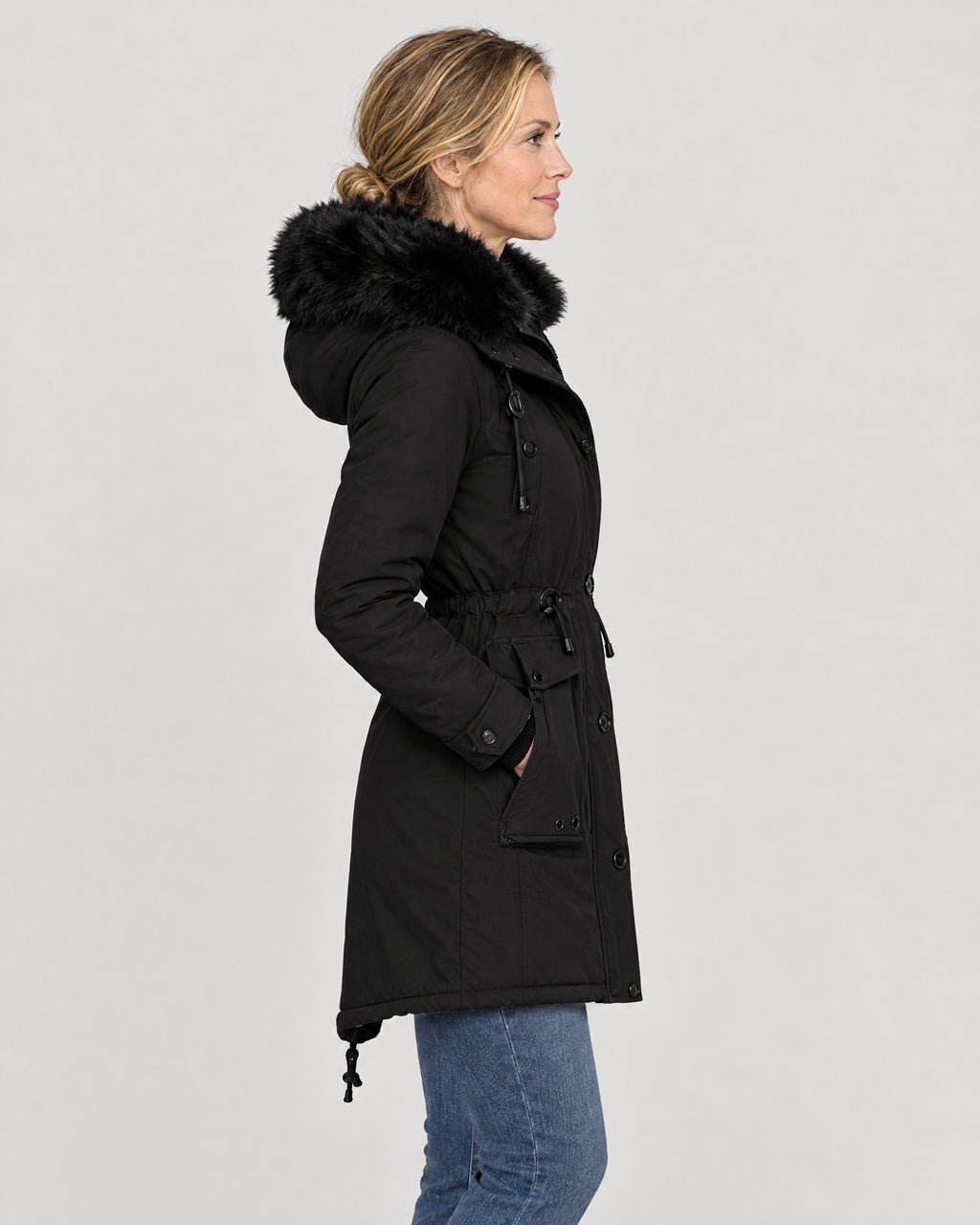 Winterparka – Seitenansicht