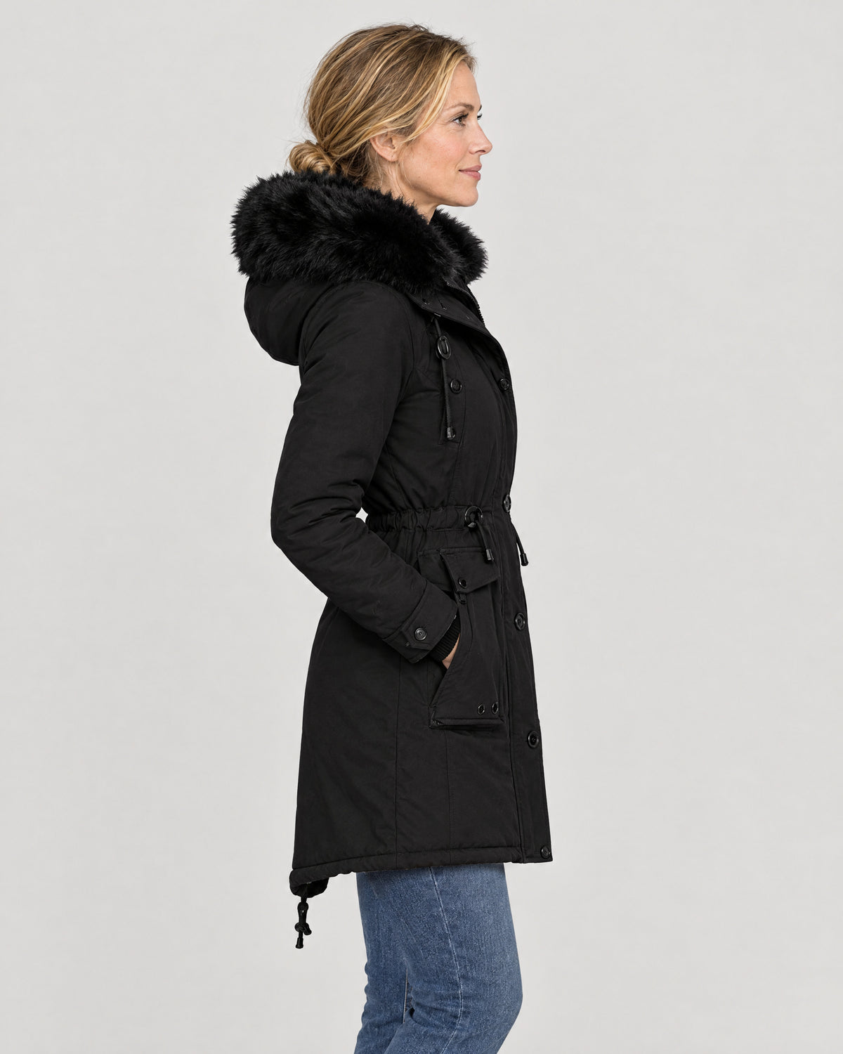 Winterparka – Seitenansicht