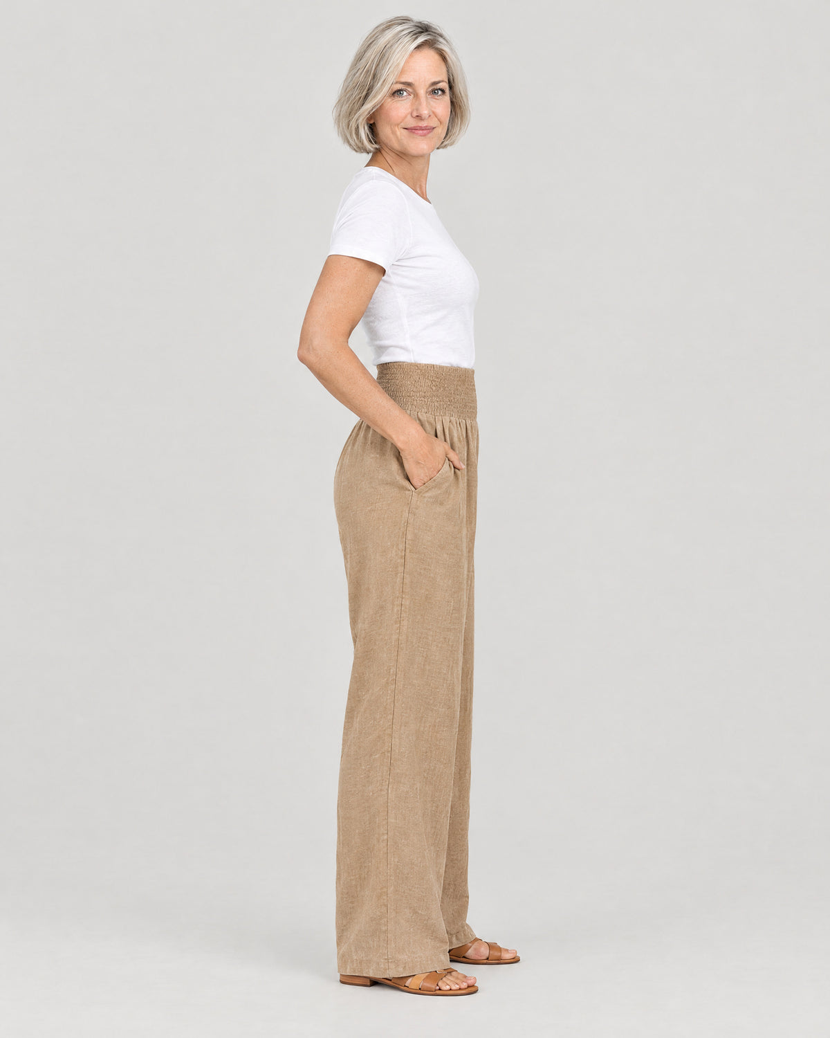 Stoffhose – Seitenansicht