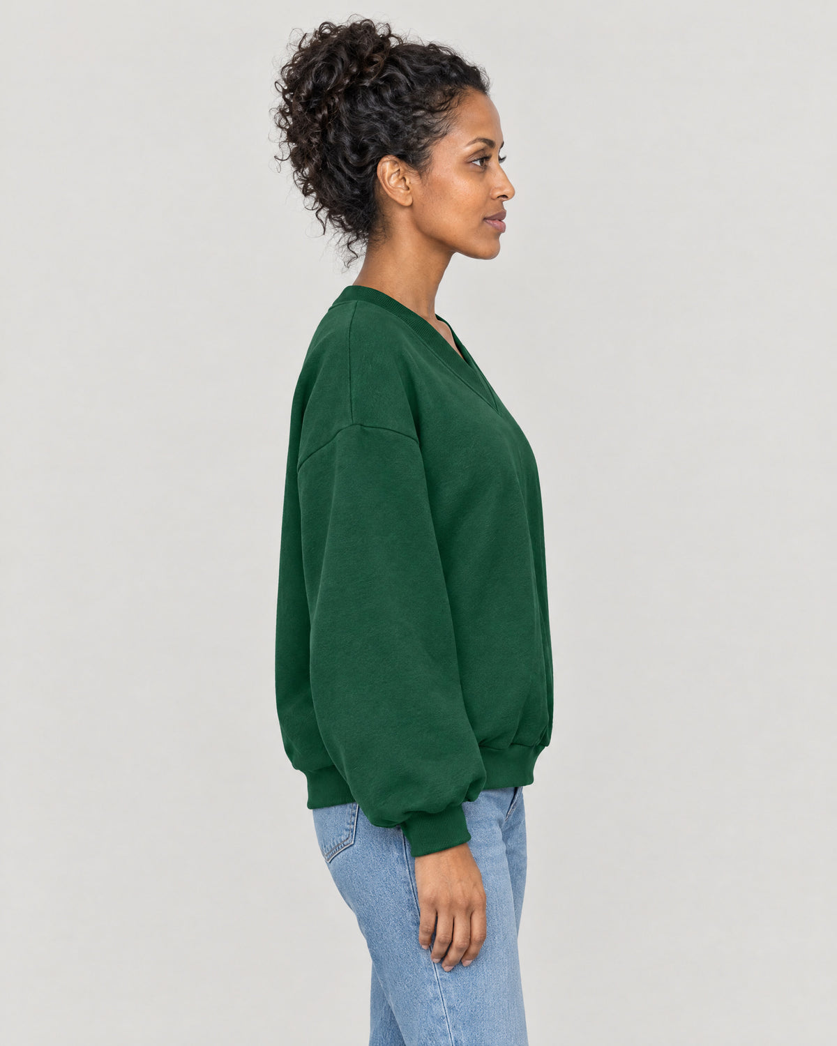 Oversized Sweatshirt – Seitenansicht