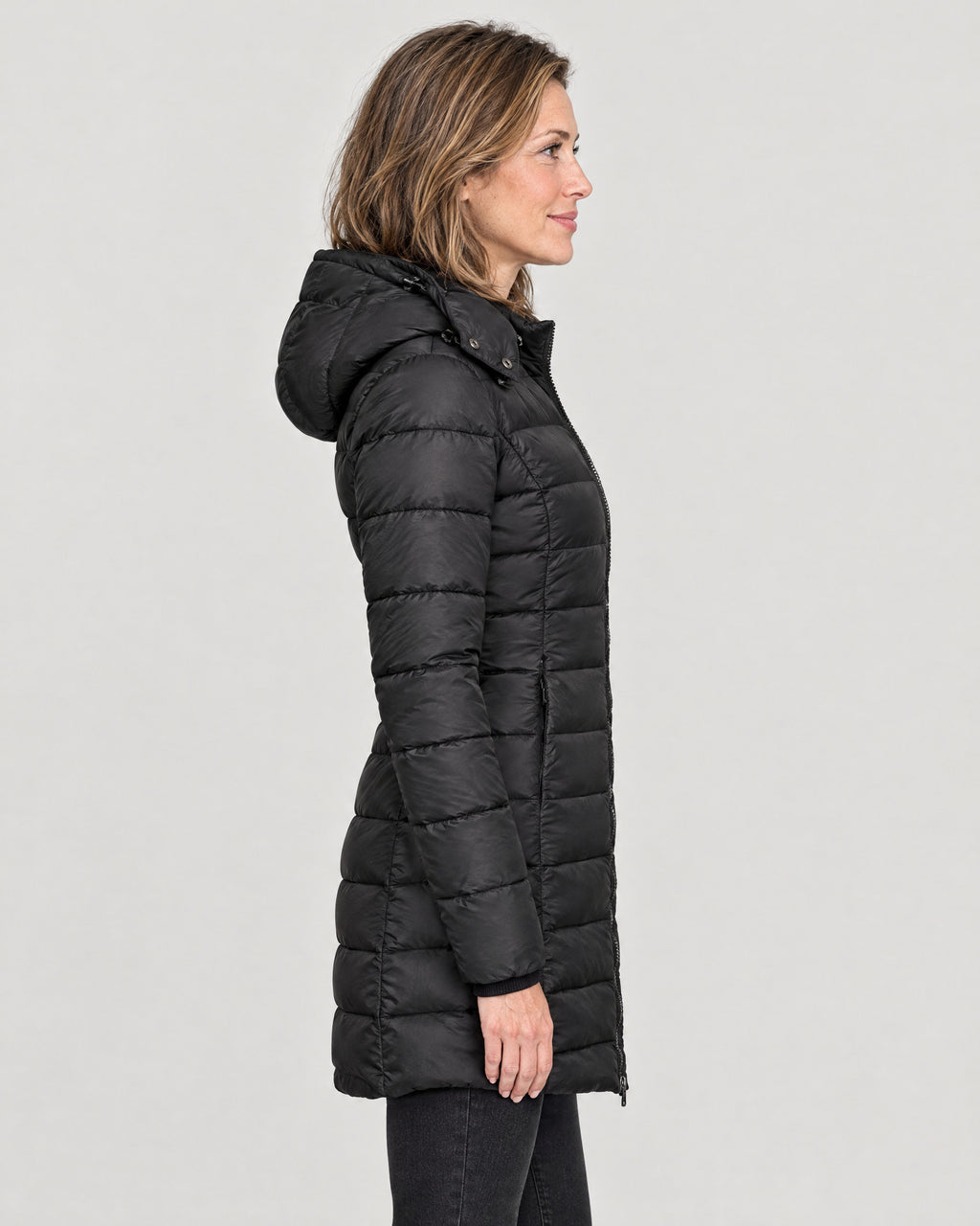 Steppjacke – Seitenansicht