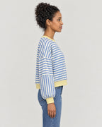 Gestreiftes Sweatshirt – Seitenansicht