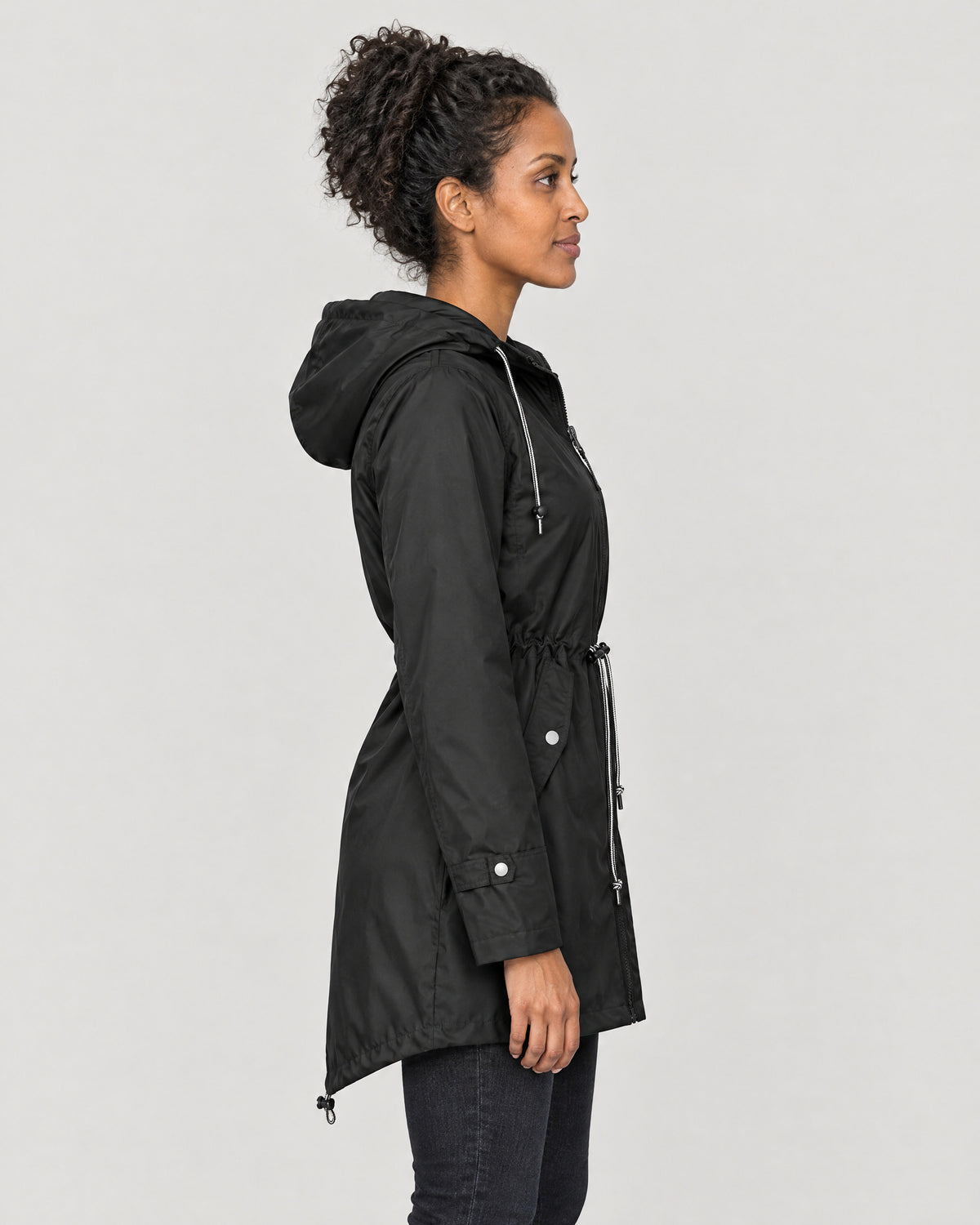 Regenjacke – Seitenansicht