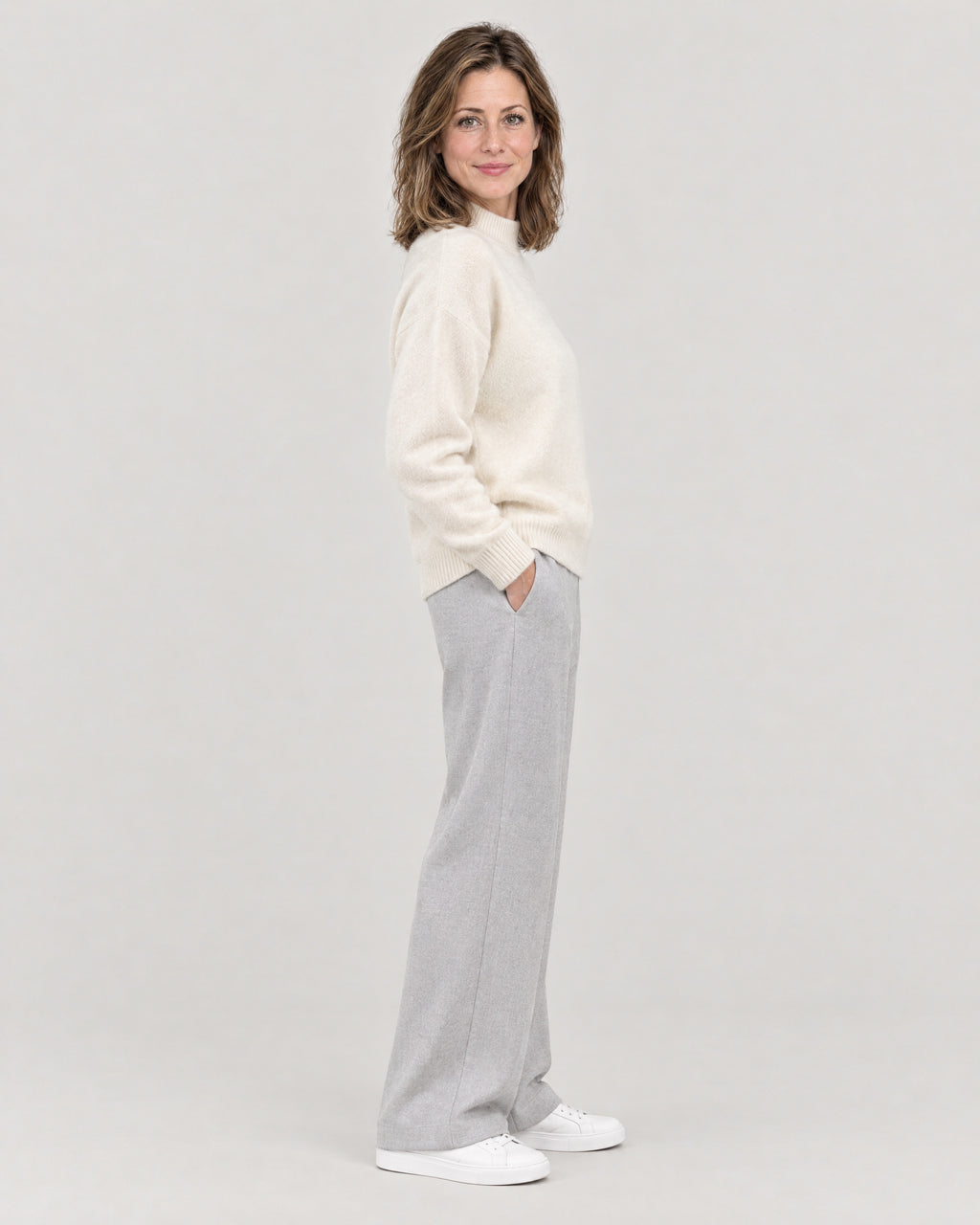 Kaschmirpullover – Seitenansicht