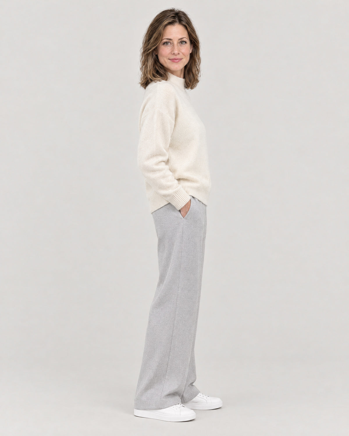 Kaschmirpullover – Seitenansicht