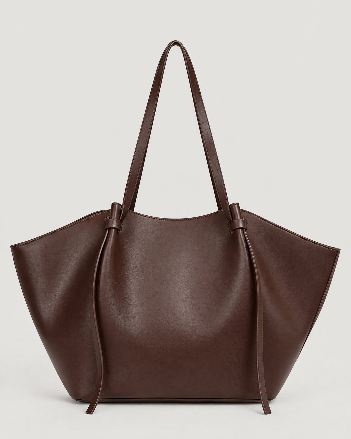 Leder Shopper – Rückseite