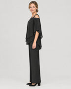 Cold-Shoulder Zweiteiler – Seitenansicht