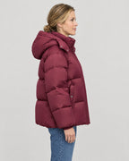 Oversized Pufferjacke – Seitenansicht