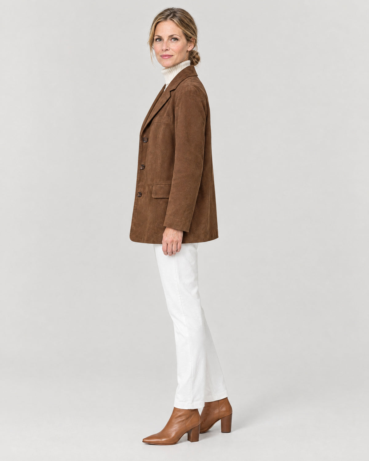 Wildlederjacke – Seitenansicht