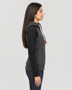 Sweatjacke – Seitenansicht